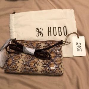 NWT HOBO harvest snake print Crossbody/wristlet